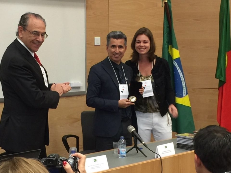 "Ética e cidadania na prestação de contas públicas", foi tema apresentado por João Antonio da Silva Filho (ao centro), conselheiro do Tribunal de Contas do Município de São Paulo.