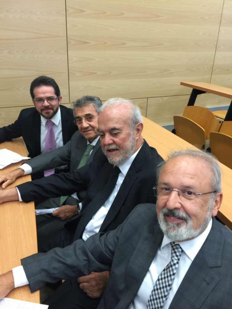 Conselheiros Valdecir Pascoal, Thiers Montebello, Francisco Andrade Netto e Antonio Carlos Flores de Moraes.
